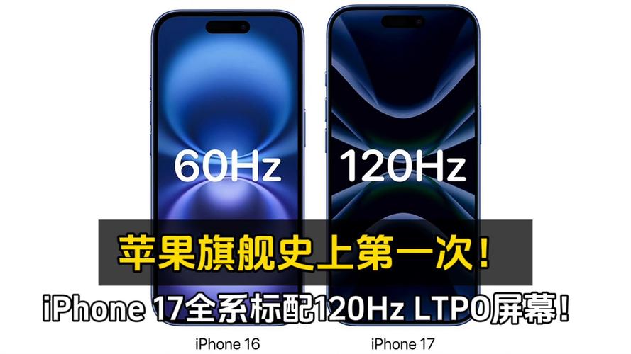 苹果iPhone 17系列屏幕大升级！6.3英寸起，全系标配120Hz高刷，你准备好了吗？  第12张