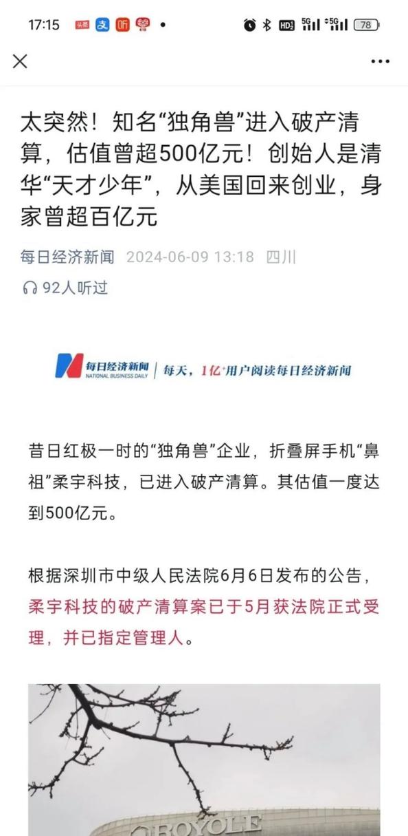 柔宇显示资产二拍再流拍，起拍价降至9.8亿，未来或进一步降价，每月维护费用高达500万元  第4张