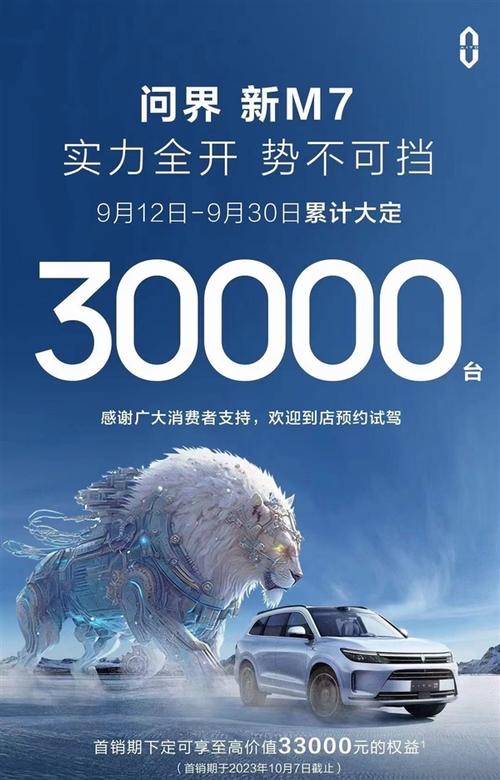 问界新M7销量狂飙：11个月超18万台，华为智能驾驶助力逆袭  第6张