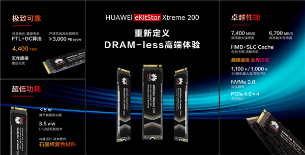 华为eKitStor Xtreme 200系列SSD硬盘：7400MB/s读取速度，你的电脑快如闪电  第4张