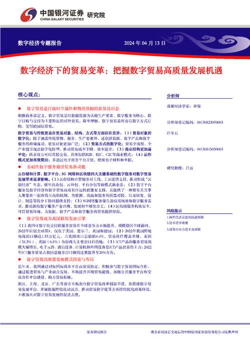 我国大力发展数字技术贸易，推动数字订购贸易高质量发展，你准备好了吗？