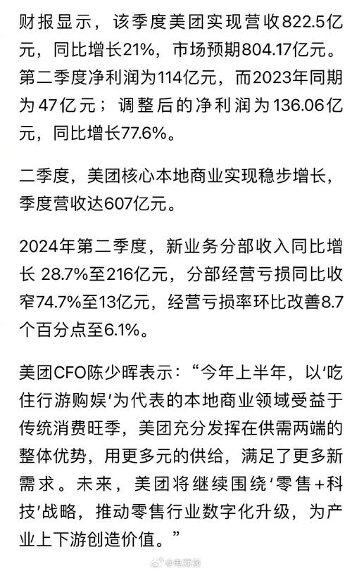 美团2024年Q3财报揭秘：营收飙升22.4%，净利润暴涨258%，股价翻倍增长  第7张