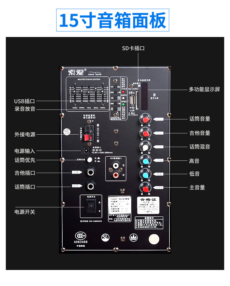 重低音炮音箱连接要点：接口类型与功率匹配  第3张