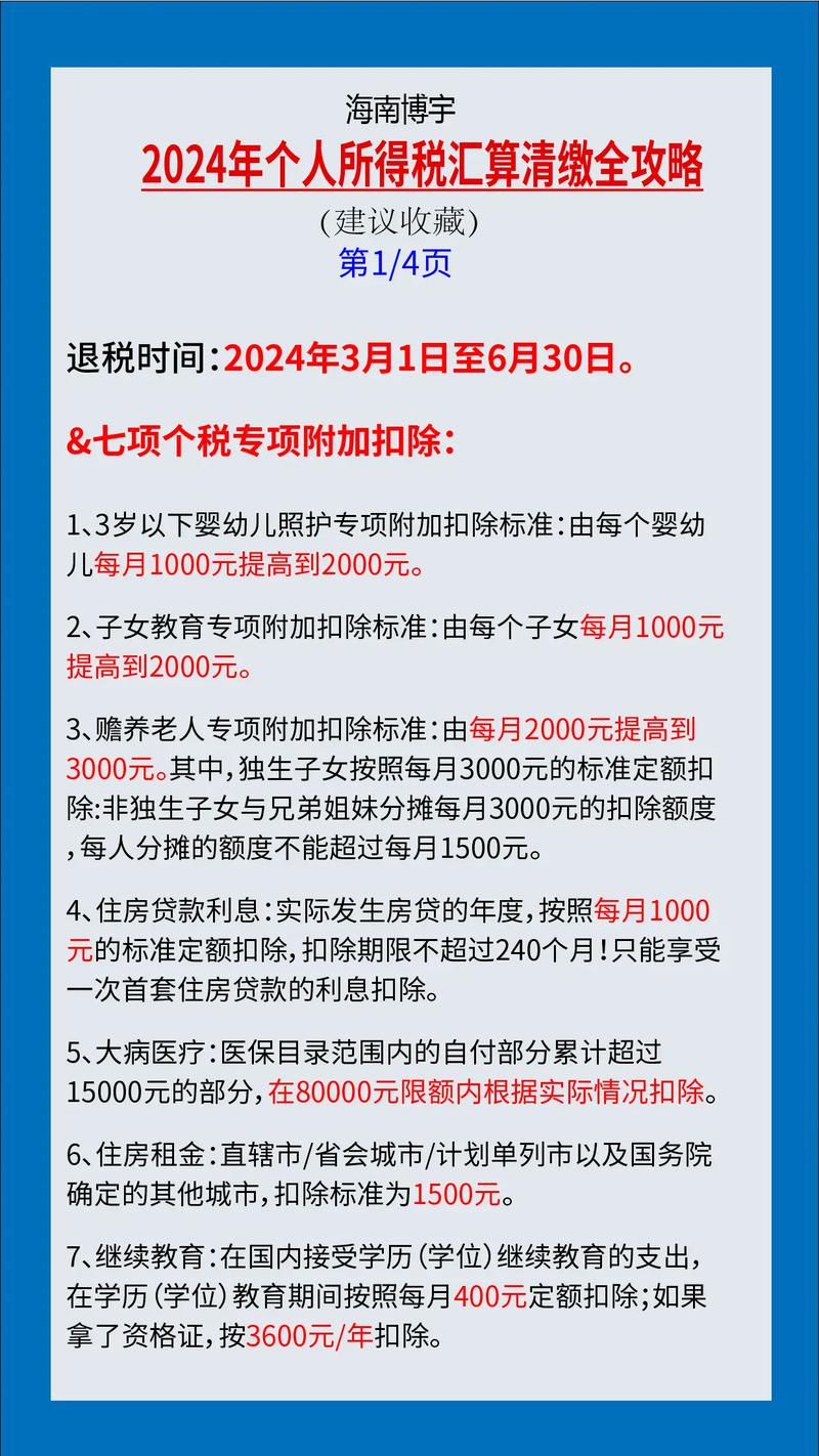 2024年度个税汇算清缴今日启动，你准备好迎接多退少补的惊喜了吗？  第5张