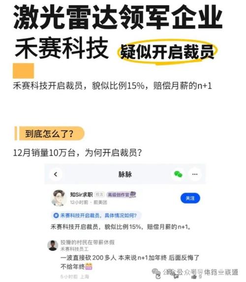 禾赛科技裁员风波：数百员工面临失业，年终奖成泡影，真相究竟如何？