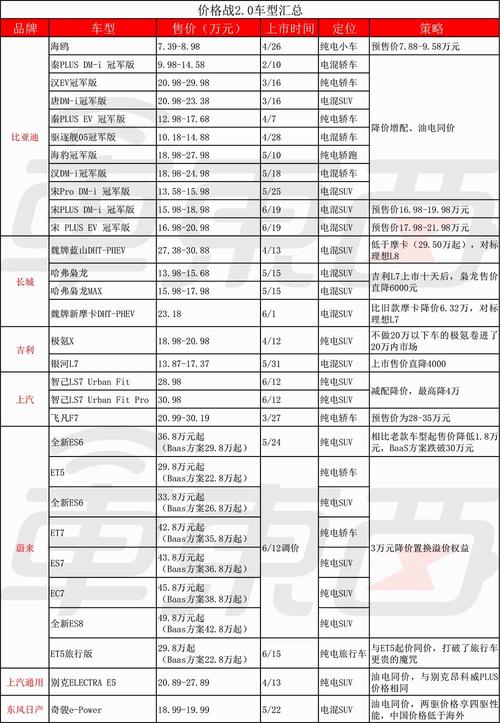 2025年汽车价格战打响！理想、蔚来谁更胜一筹？  第7张