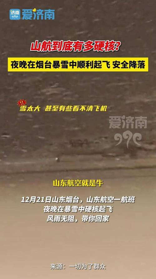 暴雪中的硬核起降！山东航空如何做到准时准点？