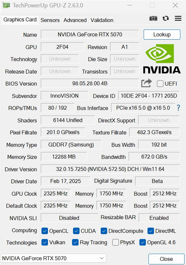 追求极致性能？映众RTX 5070曜夜双风扇双槽显卡震撼登场  第16张