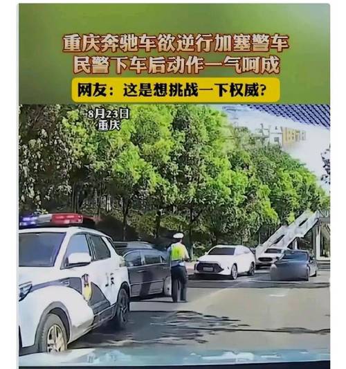 你敢挑战警车？应急车道上的惊险一幕让人瞠目结舌  第11张