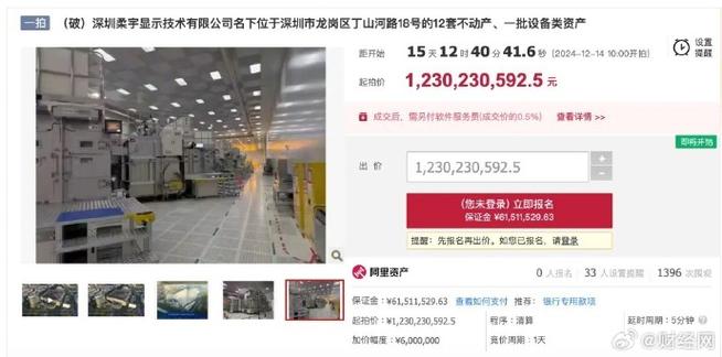 柔宇资产第四次拍卖，起拍价仅234.41万元！这次能否成功拍出？  第3张