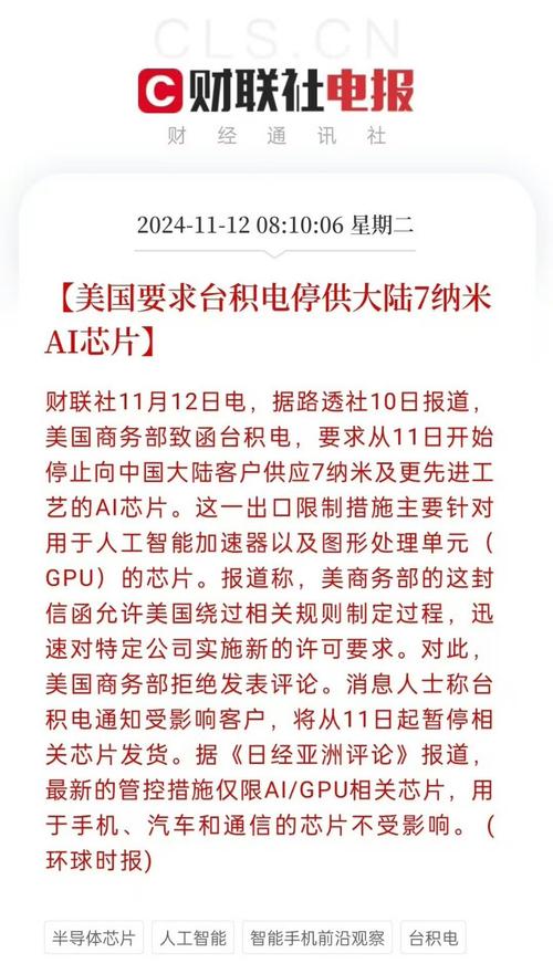 台积电响应美禁令，2025年1月31日起大批中国IC芯片设计公司何去何从？  第4张