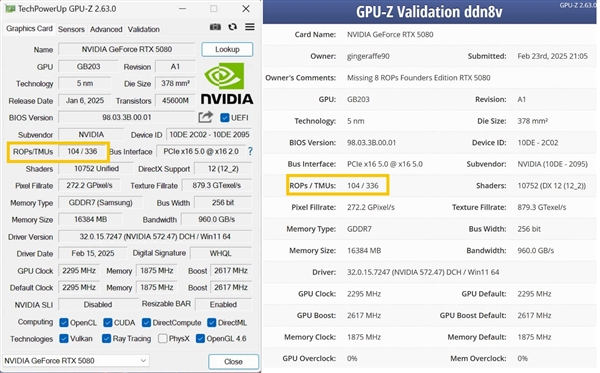 NVIDIA RTX 50系列显卡ROP单元丢失危机？官方回应来了  第10张