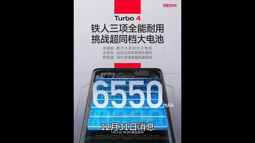 REDMI Turbo 4电池寿命超4年！小米金沙江电池如何做到如此惊人续航？  第6张