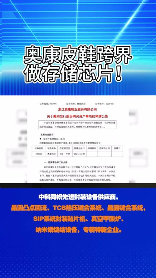 奥康国际终止跨界收购芯片公司！背后原因竟是这个？  第2张