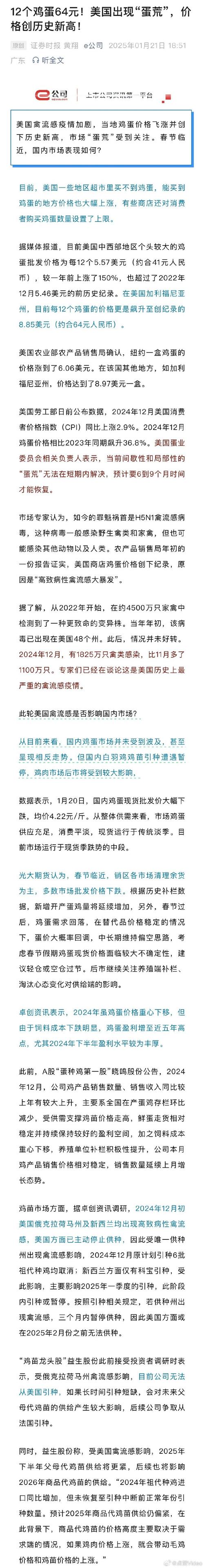 美国为何全球疯狂搜寻鸡蛋？蛋价飞涨背后隐藏的真相令人  第3张