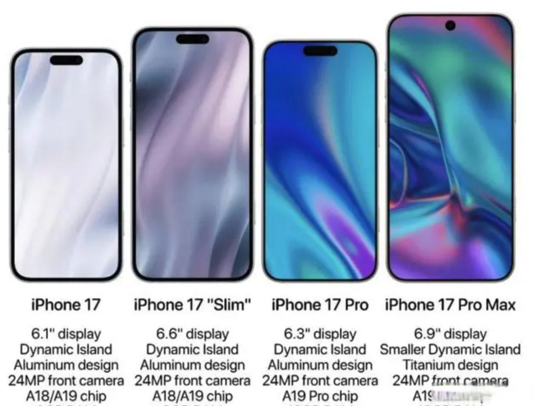 2025年iPhone 17系列大变革，6.6英寸Air版震撼来袭，你还等什么？  第10张