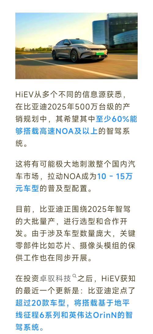 比亚迪开年大动作！高阶智驾全产品覆盖，2025年中国汽车行业将迎来巨变？  第13张