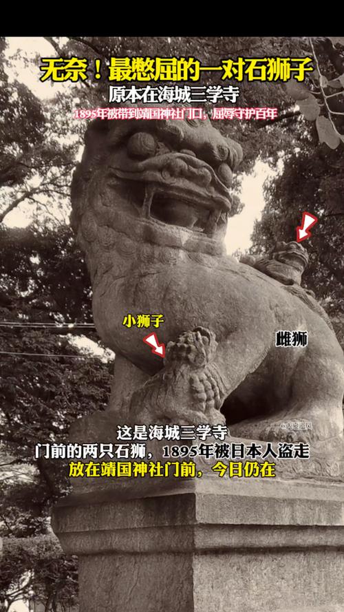 600年石狮子竟被游客推倒！文物损坏背后隐藏了什么不为人知的秘密？  第5张