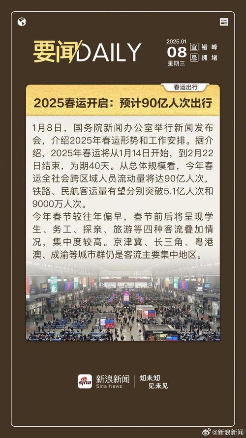 2025年春运开启！90亿人次大迁徙，你的回家路顺畅吗？  第7张