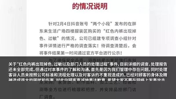 胖东来内裤掉色事件真相大白！53页调查报告揭露了什么惊人内幕？  第10张