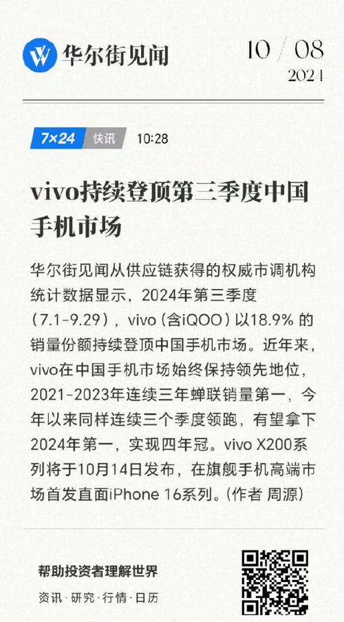 vivo连续四年领跑国产手机市场，背后竟有如此深意！你猜到了吗？  第6张