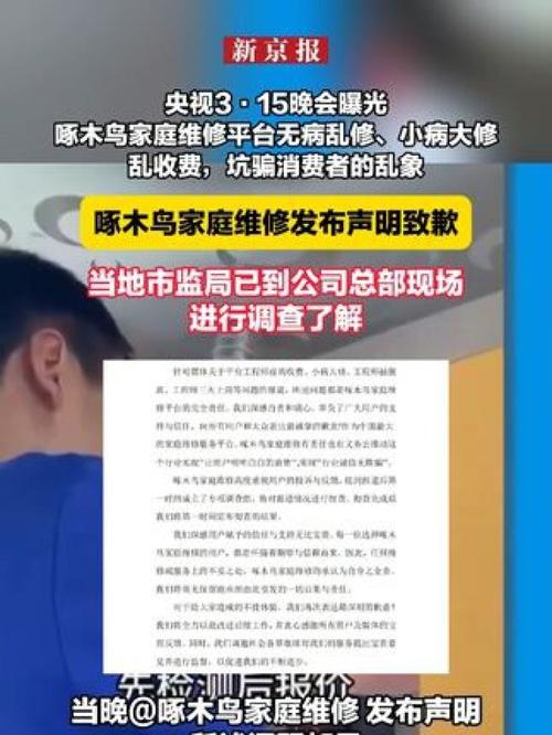 啄木鸟家庭维修被央视3·15曝光后，为何选择放弃公关？真相令人  第3张