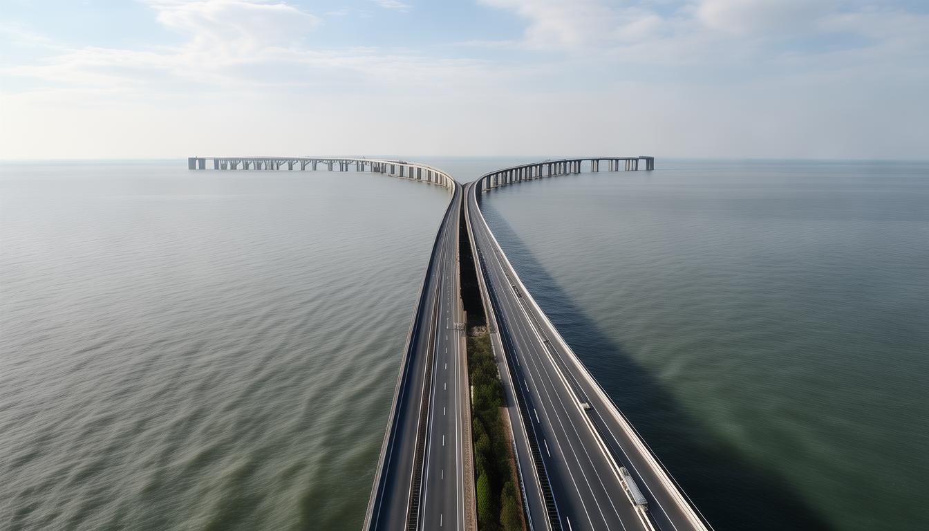 世界在建最长最高的高速铁路跨海大桥？杭州湾跨海铁路桥建设有重大进展