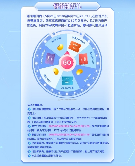影驰京东618大放送！5月20日起买RTX 50显卡竟能抽这么多好礼？  第4张