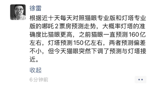 哪吒2票房预测大揭秘！灯塔与猫眼谁更准确？  第3张