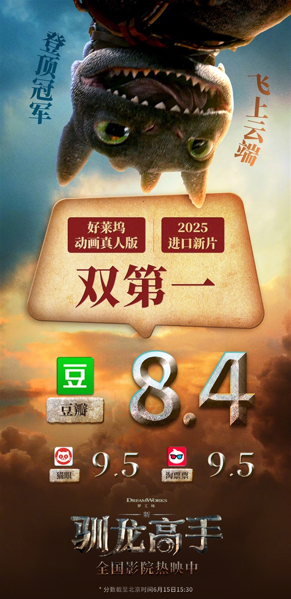 新·驯龙高手中美同步上映首周票房口碑双丰收？这是为何  第3张