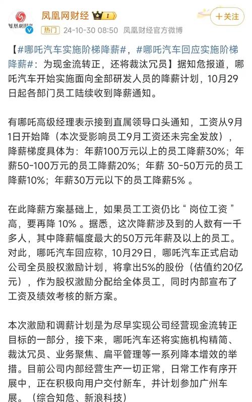 哪吒汽车研发团队大动荡！半薪政策半年后矛盾激化，谁还能顶得住？  第12张