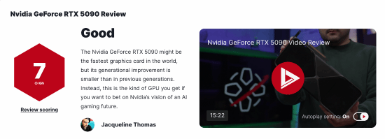 英伟达GeForce RTX 5090：性能王冠易主，但提升幅度为何令人失望？