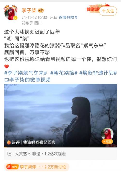 李子柒复出引爆抖音！非遗传承人同台交流，她的影响力为何如此惊人？  第6张