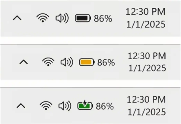 Windows 11电池图标大升级！你的笔记本电量一目了然，你准备好了吗？  第3张