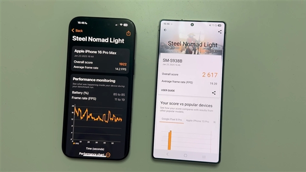 三星Galaxy S25 Ultra碾压iPhone 16 Pro Max！36%性能领先，你还在等什么？  第2张
