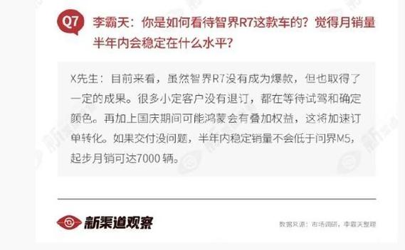 智界R7为何卖一台亏一台？余承东揭秘惊人真相  第7张