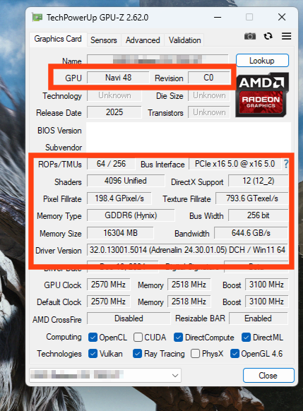 AMD RX 9070 XT显卡核心频率竟达3244MHz！性能爆表，你还在等什么？  第8张