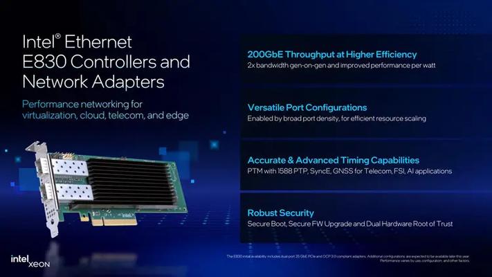 Intel E830以太网卡凭什么能实现200GbE的高速传输？揭秘黑科技  第3张