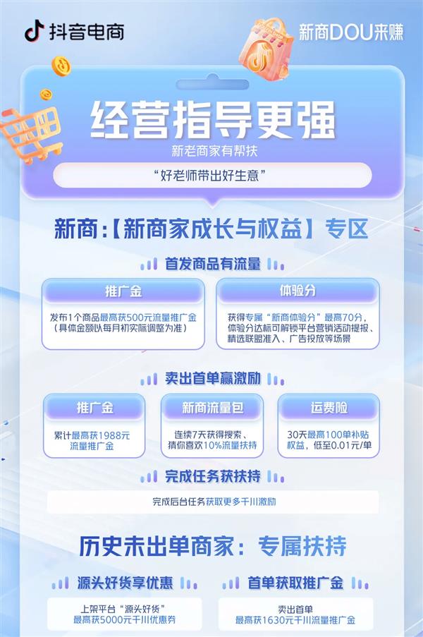 抖音电商新政策震撼上线！3月首单免佣金，开店成本直降85%！你还在等什么？  第13张