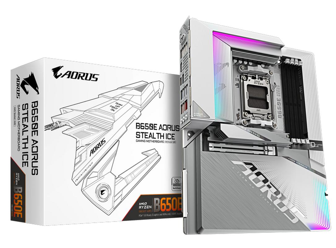 全球首款白色背插主板震撼上市！技嘉B650E AORUS STEALTH ICE能否颠覆你的装机体验？  第12张